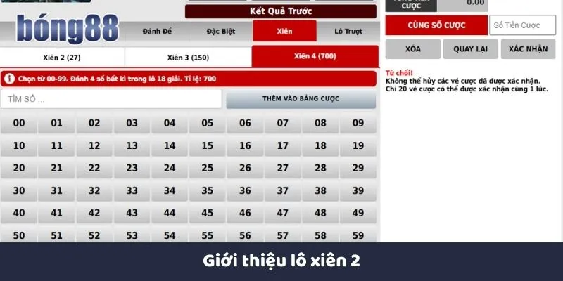 Cách Đánh Lô Xiên Tại Bong88 – Bí Quyết Từ Chuyên Gia Chọn cặp lô xiên 2 dựa trên thống kê tần suất