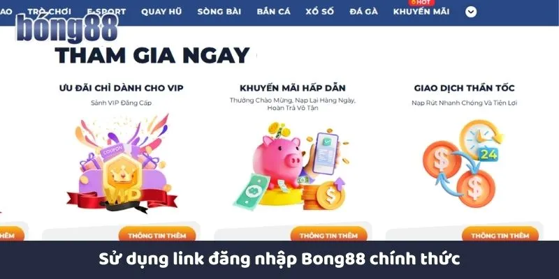 Link chính thức đảm bảo trải nghiệm cá độ an toàn và mượt mà