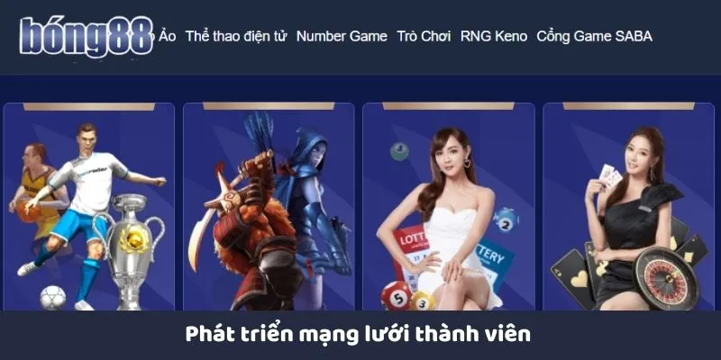 Giới thiệu Bong88 Phát triển mạng lưới thành viên