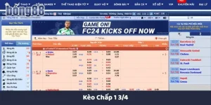 Kèo chấp 1 3/4