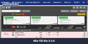 Kèo tài xỉu 2-2.5